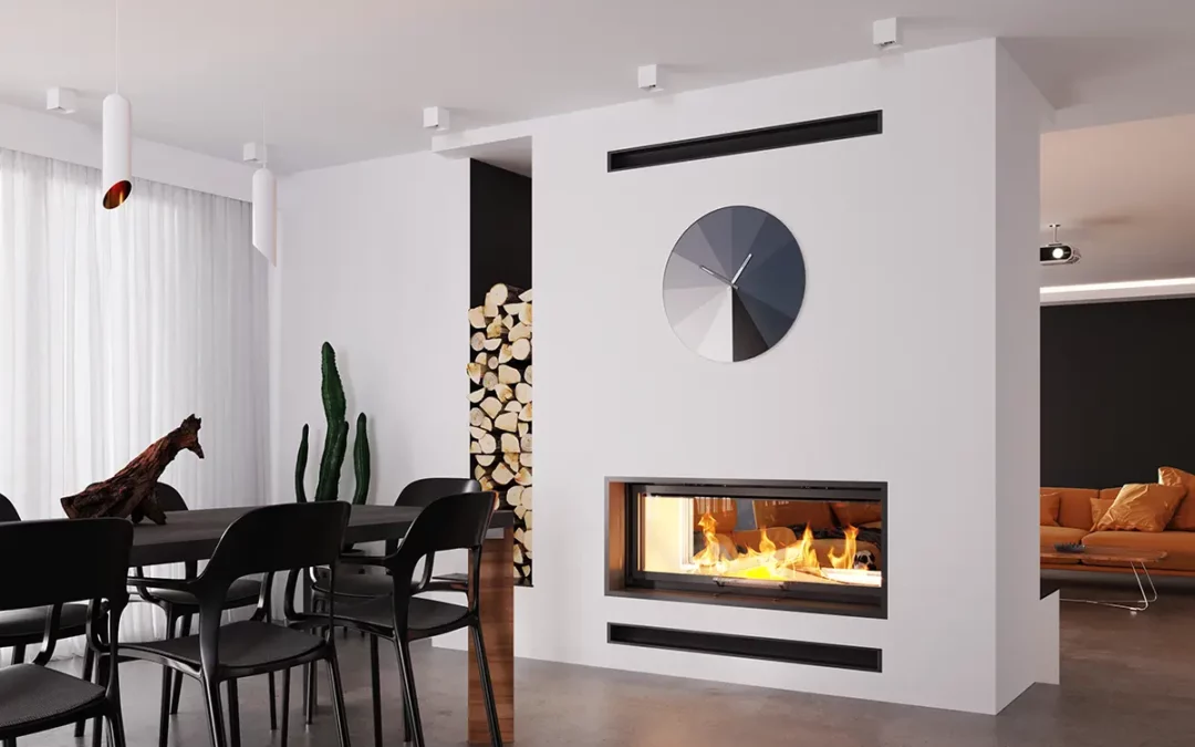 Foyers à bois pour cheminée personnalisable Hitze